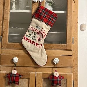 Christmas “Naughty” stocking